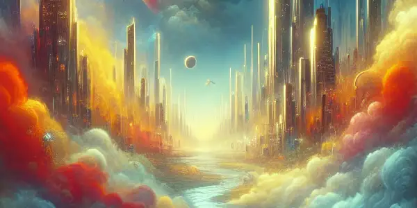 A vibrant film festival scene celebrating erotic cinema with iconic posters, romantic lighting, and whimsical elements.